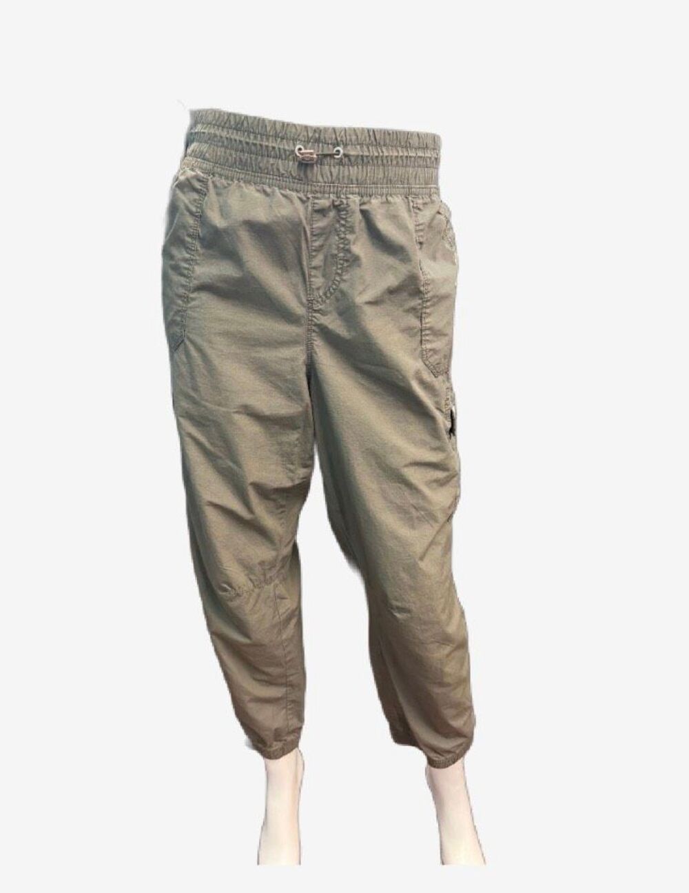 Calvin Klein Performance Cuffed Army Green Cargo Pants Womens Size XL